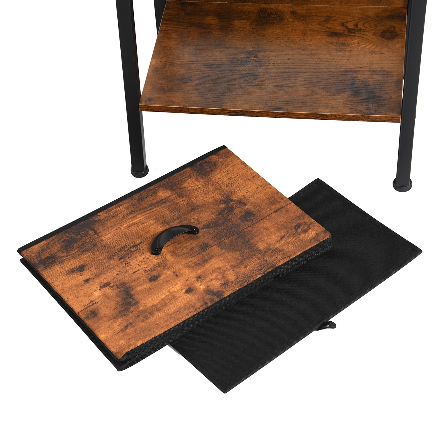 HOMYLIN Estantes resistentes para transporte y almacenamiento de alimentos, solución de almacenamiento versátil de 4 niveles para cocinas comerciales, restaurantes y catering (42,5 x 29 x 110 cm