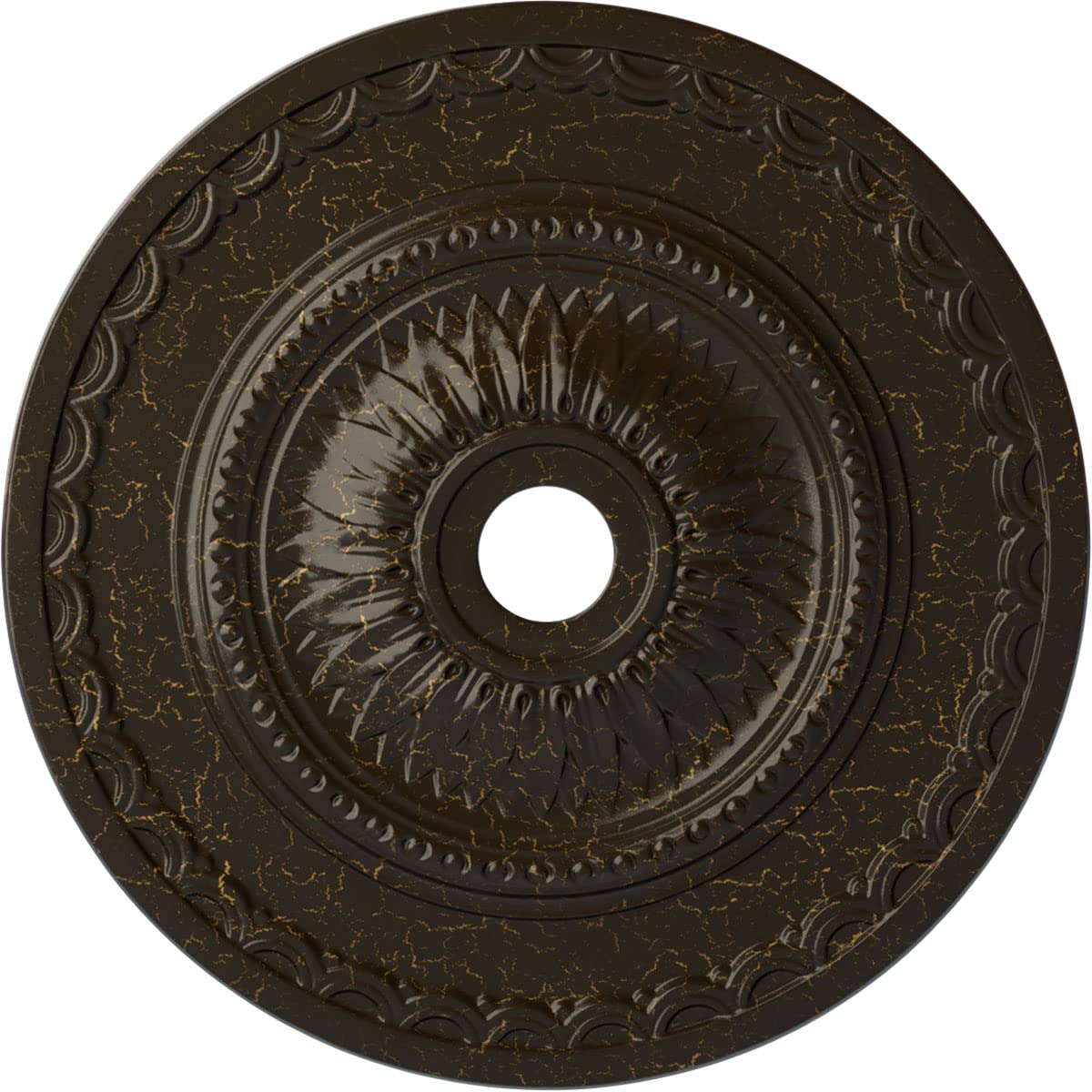 Ekena Millwork Sunflower Ceiling Medallion