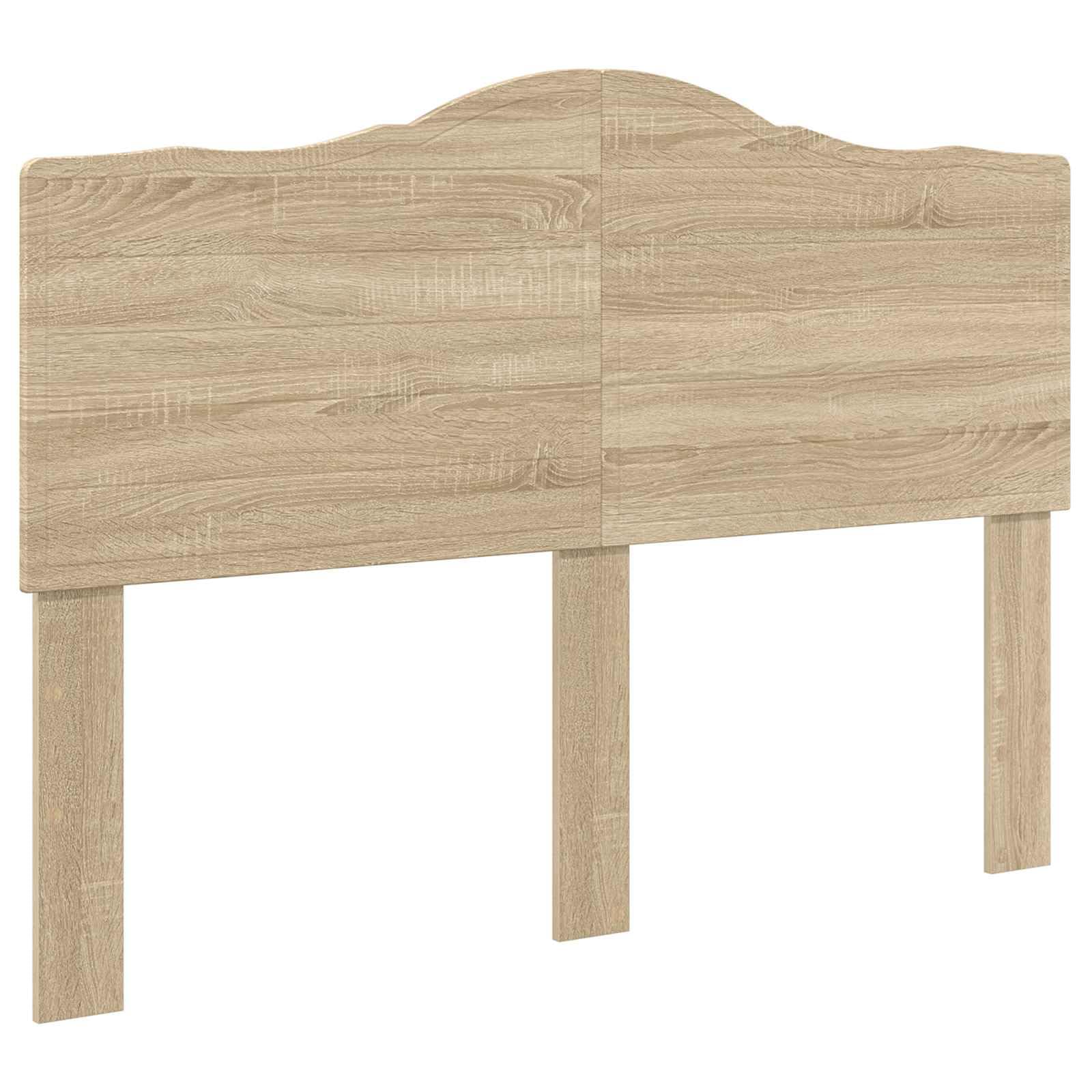 vidaXL Estructura de Cama con cabecera Roble Sonoma 150 x 200 cm