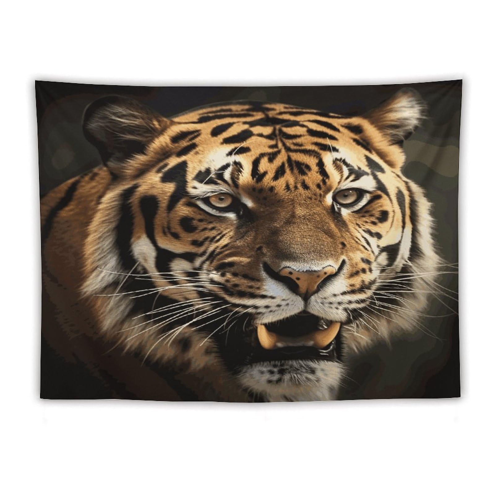 LDGSUPH Tiger Tapestry Wall Hanging Decor Anti-fading Aesthetic Wall Tapestries Fashion Wall Blanket Decor Modern Wall Art Tapestry for Bedroom Home Decor 60"x80"