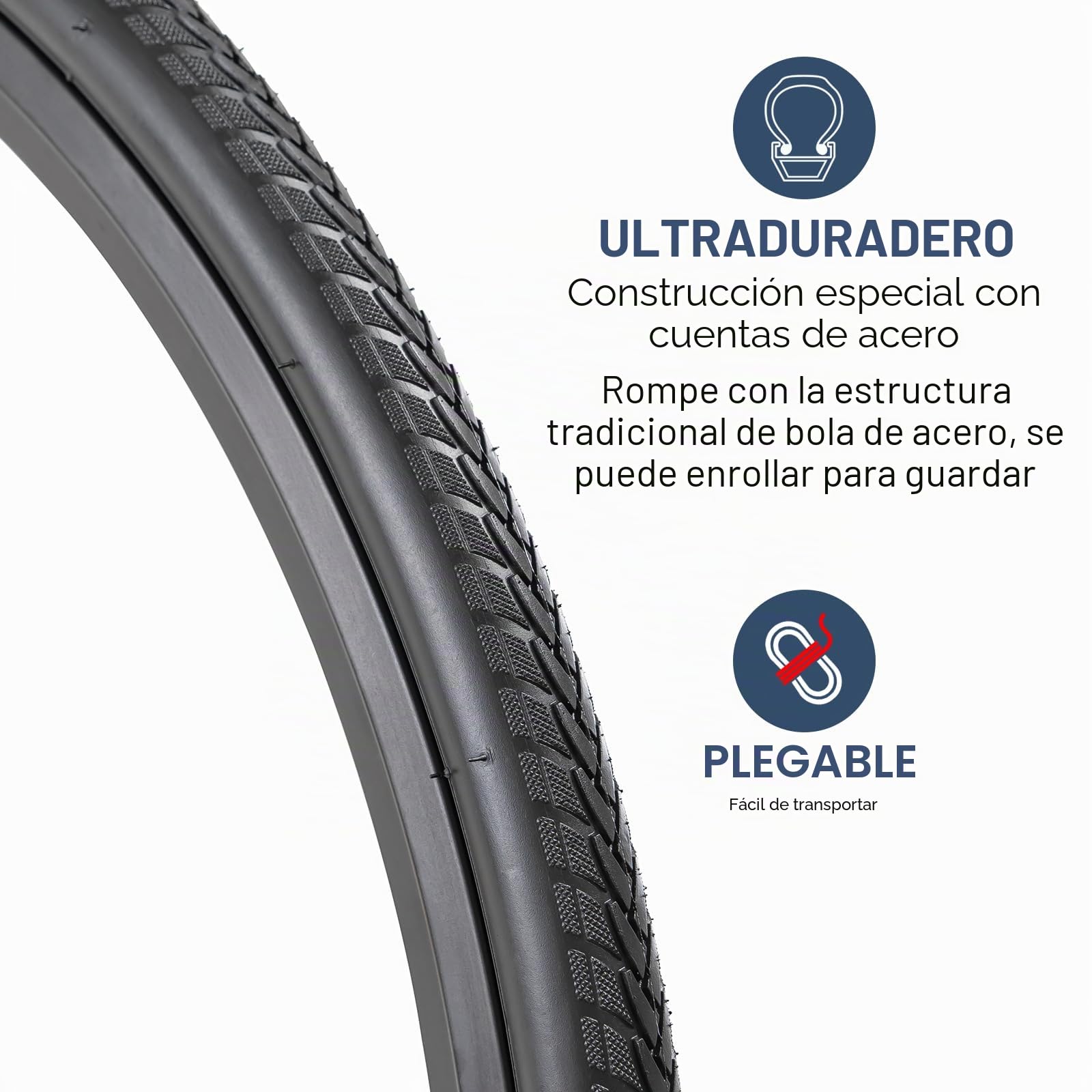 2-PCS 24x1.0/25-540 Gumwall Folding Sports Wheelchair Cubierta Non-Scratch Compound with 1.2MM Antipuncture Protection Compatible with 24x1.0 24x1 Wheelchair Cubierta
