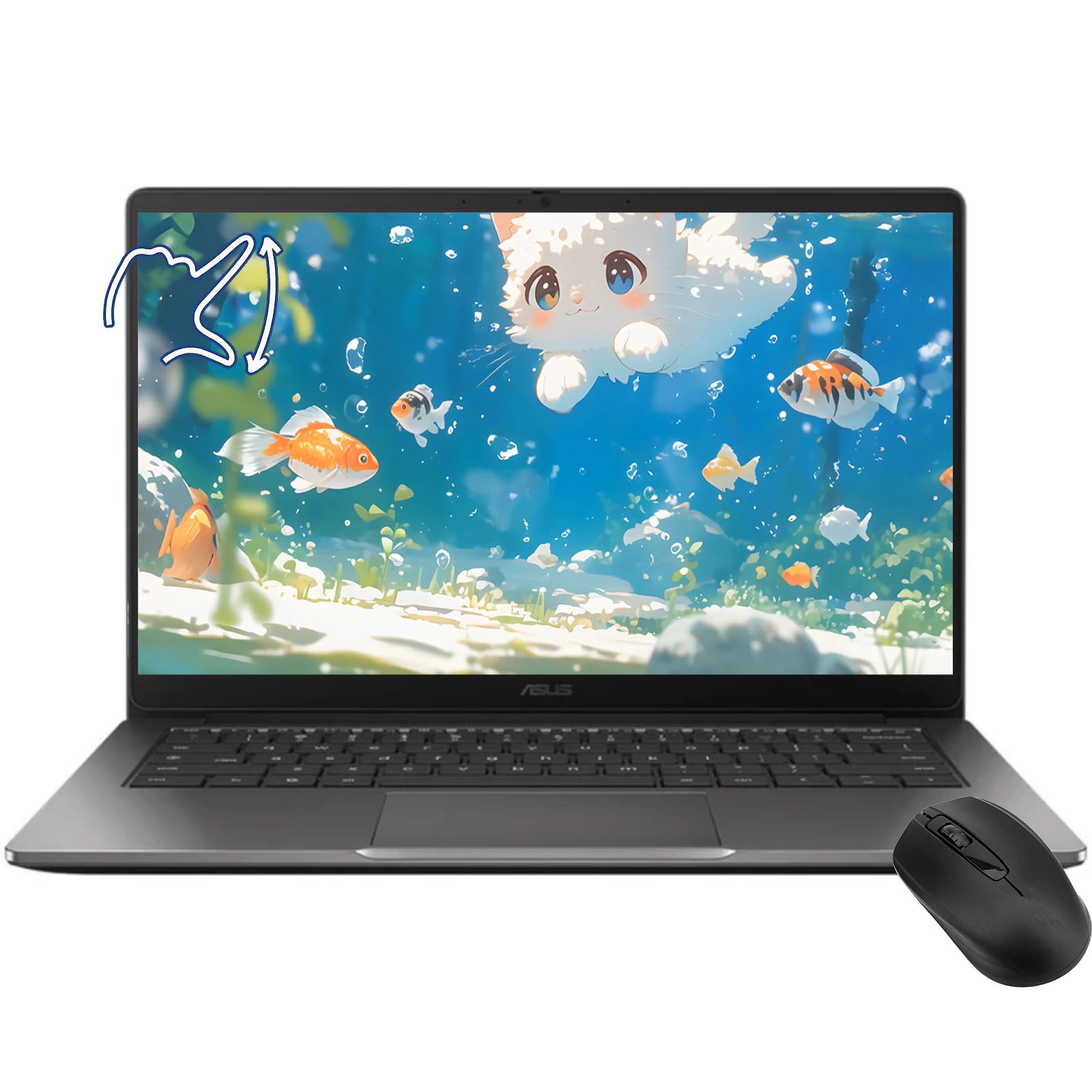 Amazon.com: ASUS Chromebook Google AI Laptop Touchscreen -i5-1335U