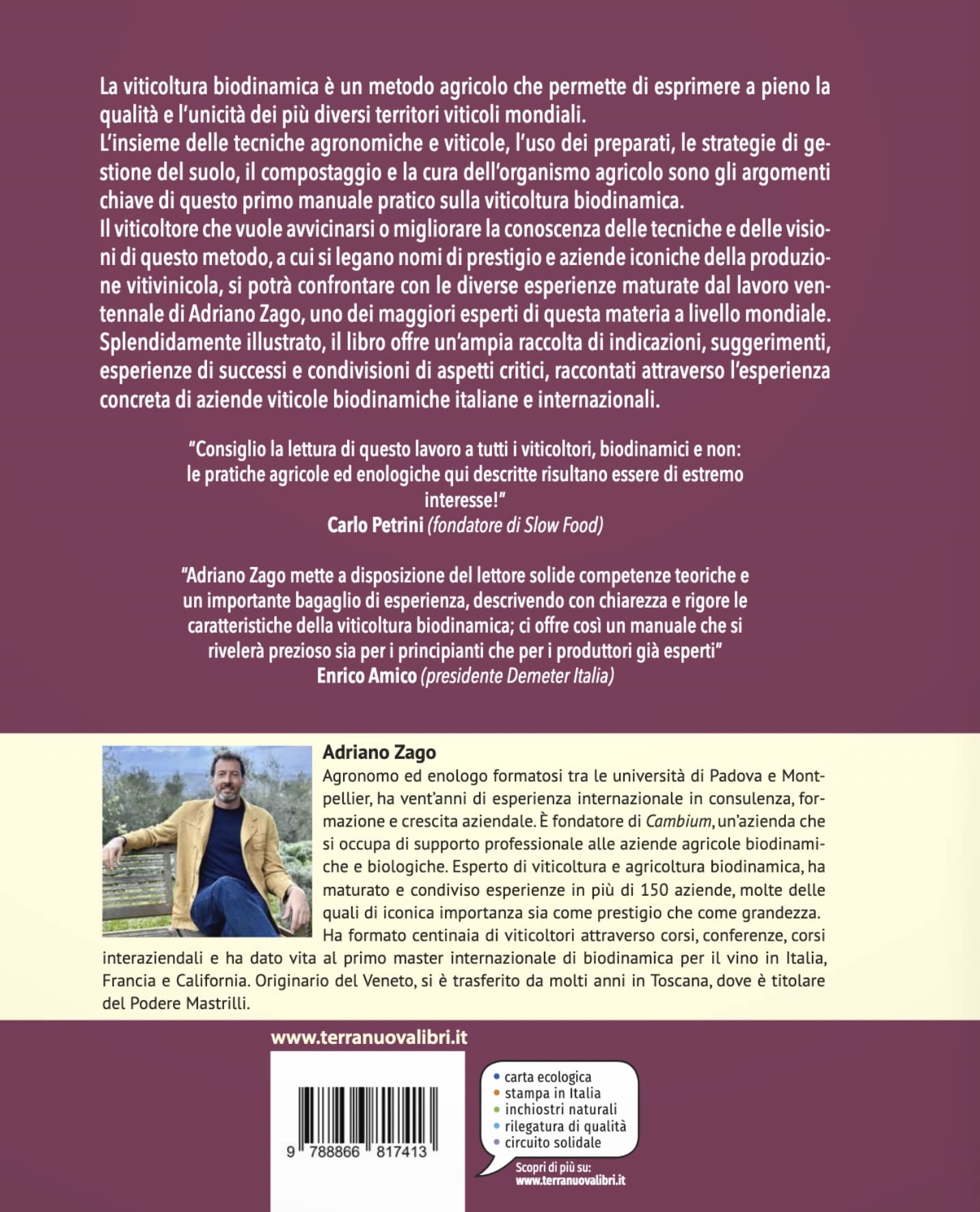 Manuale di viticoltura biodinamica. La prima guida pratica per applicare il metodo agricolo biodinamico al vigneto. Ediz. illustrata