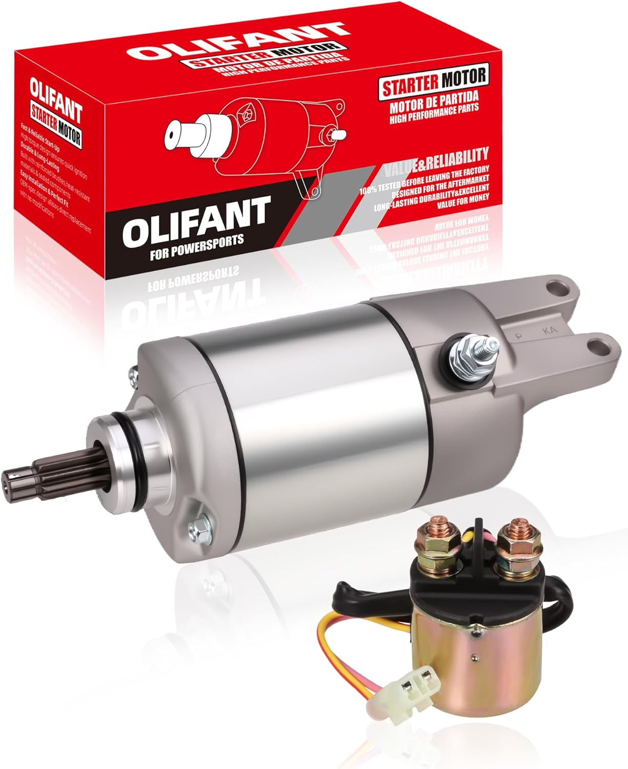 Starter for Honda Foreman Rubicon 500 TRX500FA 2001-2014 TRX500FGA TRX500FPA Rincon GPS 31200-HN2-A01 31200-HN2-003 Olifant