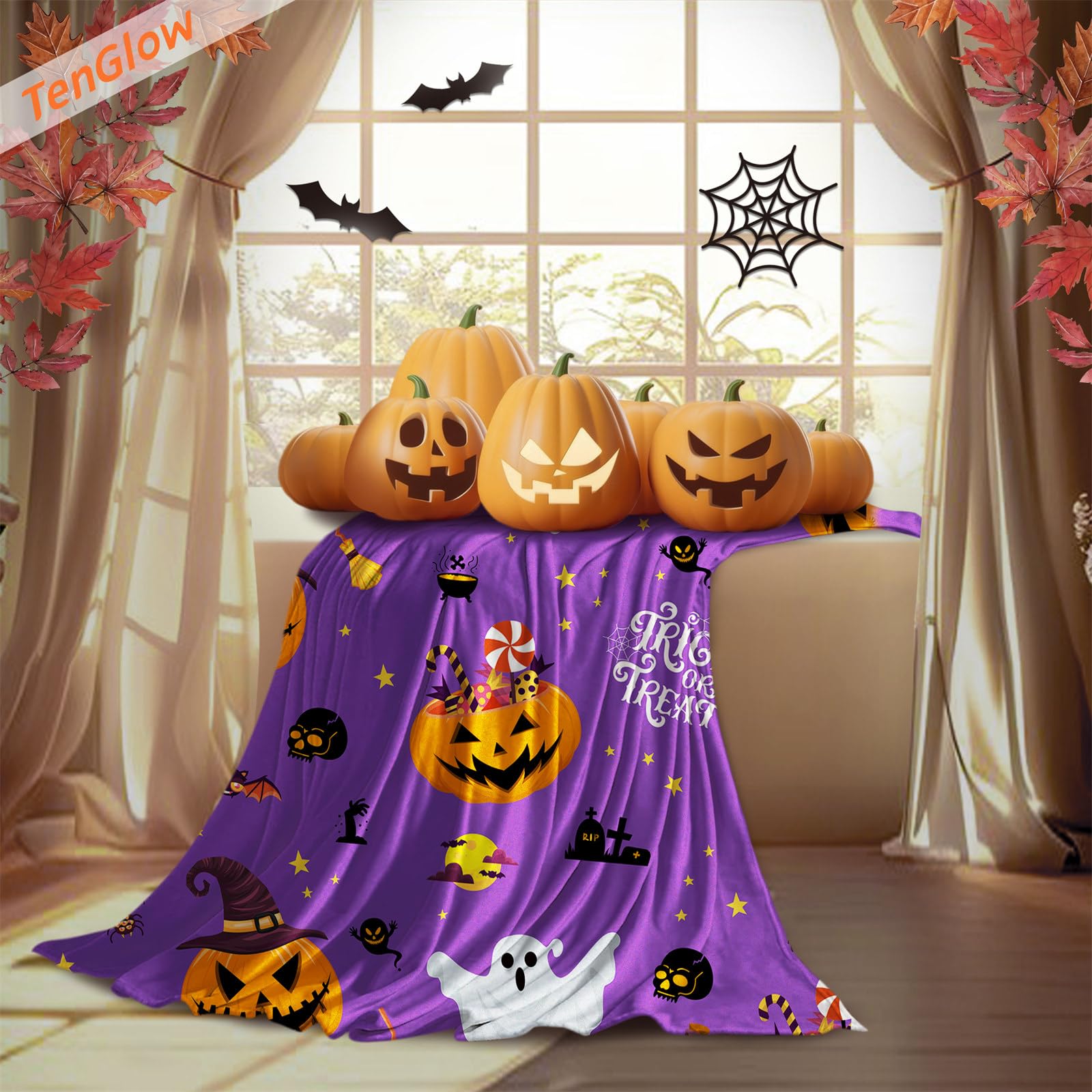 即決☆ハッピーハロウィン☆ハロウィンブランケット のどか ちゆ 
