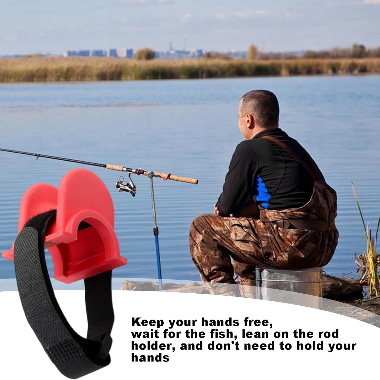 Fishing Pole Holders, Fishing Rod Holders , Portable Fishing Rod Bracket Stand, Fishing Gear Supplies Fishing Rod Holder, Fishing Rod Support Bracket, Good Protection For Boat Handrail 4