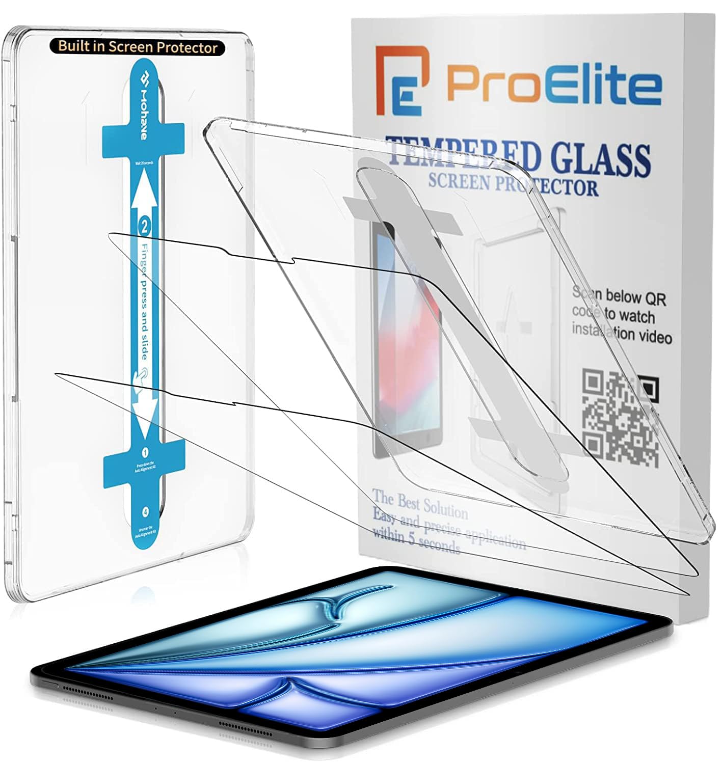 See full amazon price history chart for ProElite Tempered Glass Screen Protector for Apple iPad Air 11 inch 2024 M2 with Auto Alignment Kit, Tempered glass for iPad Air 11 inch 2024 ProElite Tempered Glass Screen Protector for Apple iPad Air 11 inch 2024 M2 with Auto Alignment Kit, Tempered glass for iPad Air 11 inch 2024 (B0D6353XWG) Amazon Price History, Amazon Price Tracker
