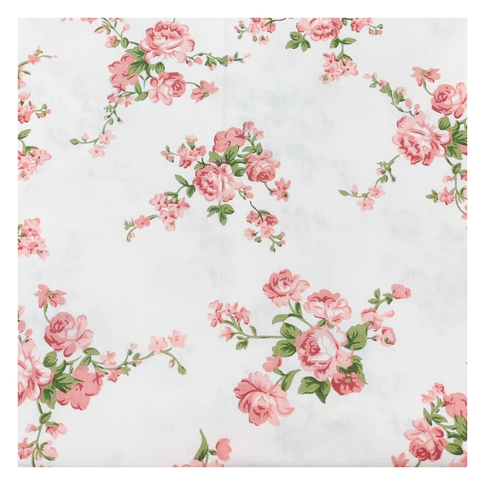 Tessuto di cotone con motivo floreale, 2 m x 160 cm, al metro, per cucito