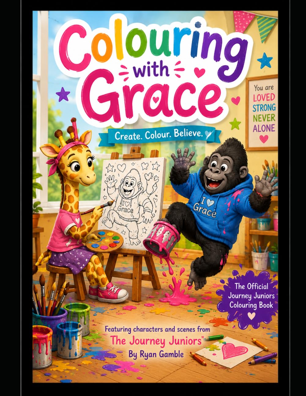 Colouring with Grace: The official journey juniors colouring book and cover competition