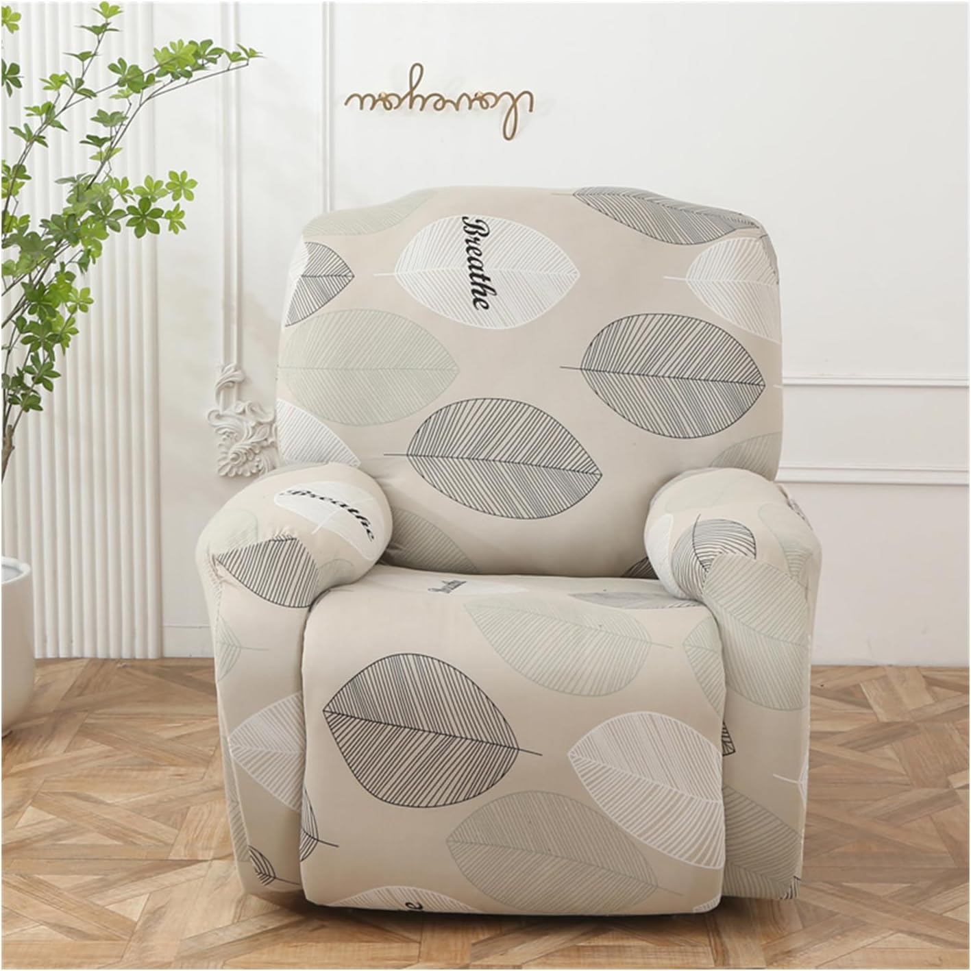 Recliner Sofa Covers Stretch Recliner Chair Slipcover 4/6/8 Pieces Seperately-Clean With Pocket,Reclining Chair Furniture Covers For Recliners Recliner Slipcovers For Large Furniture Protector ( Color