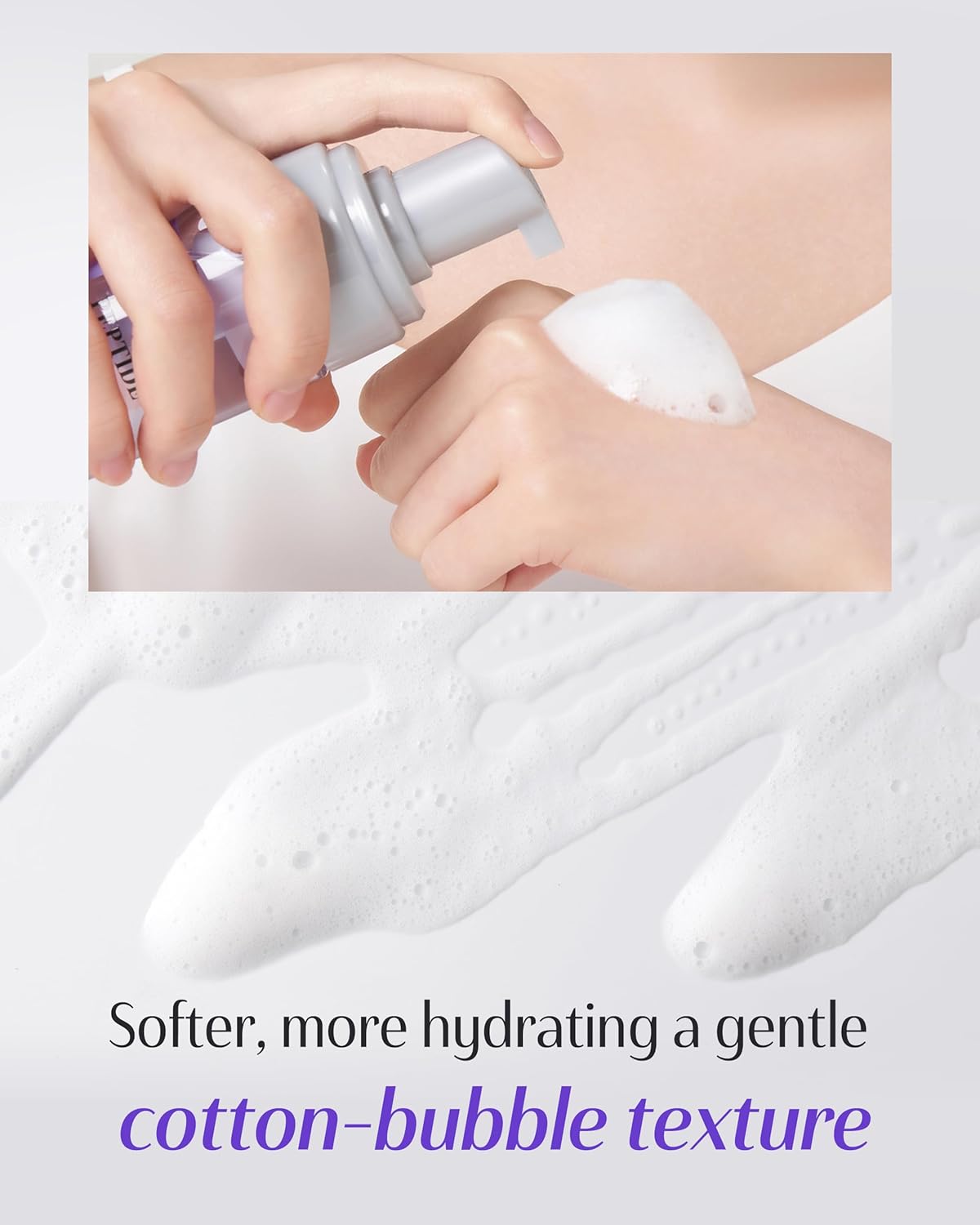 DR.PEPTI Korean Peptide Volume Master Toner for Face - 12 Peptides Bubble Formula Pore Refining Elasticity Hydrating Facial Toner with Hyaluronic Acid Collagen Centella for All Skin Types, 5.24 fl.oz. - Image 7