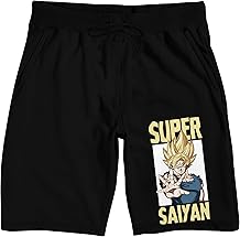 Dragon Ball Z Super Saiyajin Schwarze Schlaf-Pyjama-Shorts f&uuml;r Erwachsene
