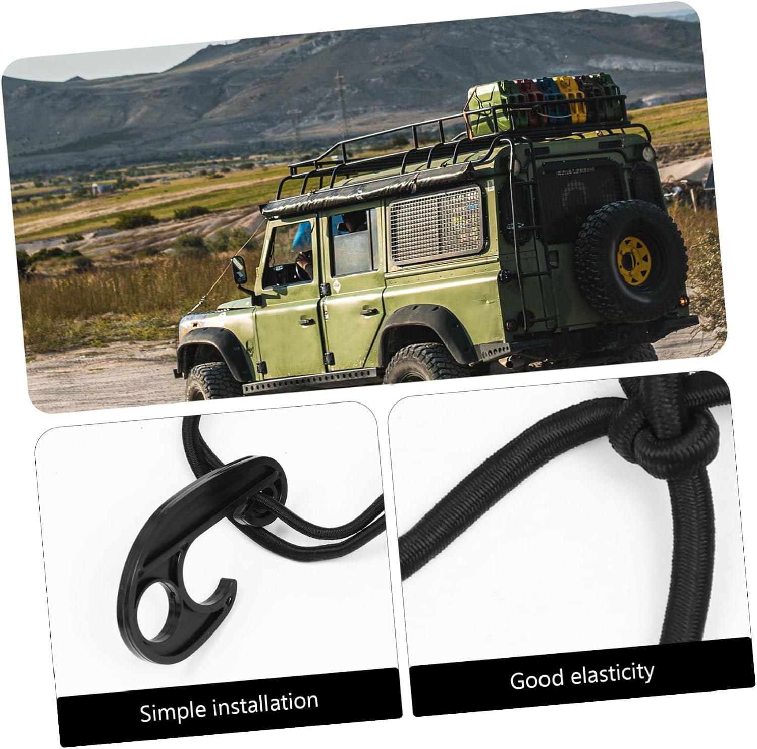 Roof Net for Car Truck Netting for Cargo Roof Rack Cargo Carrier Bungee Net