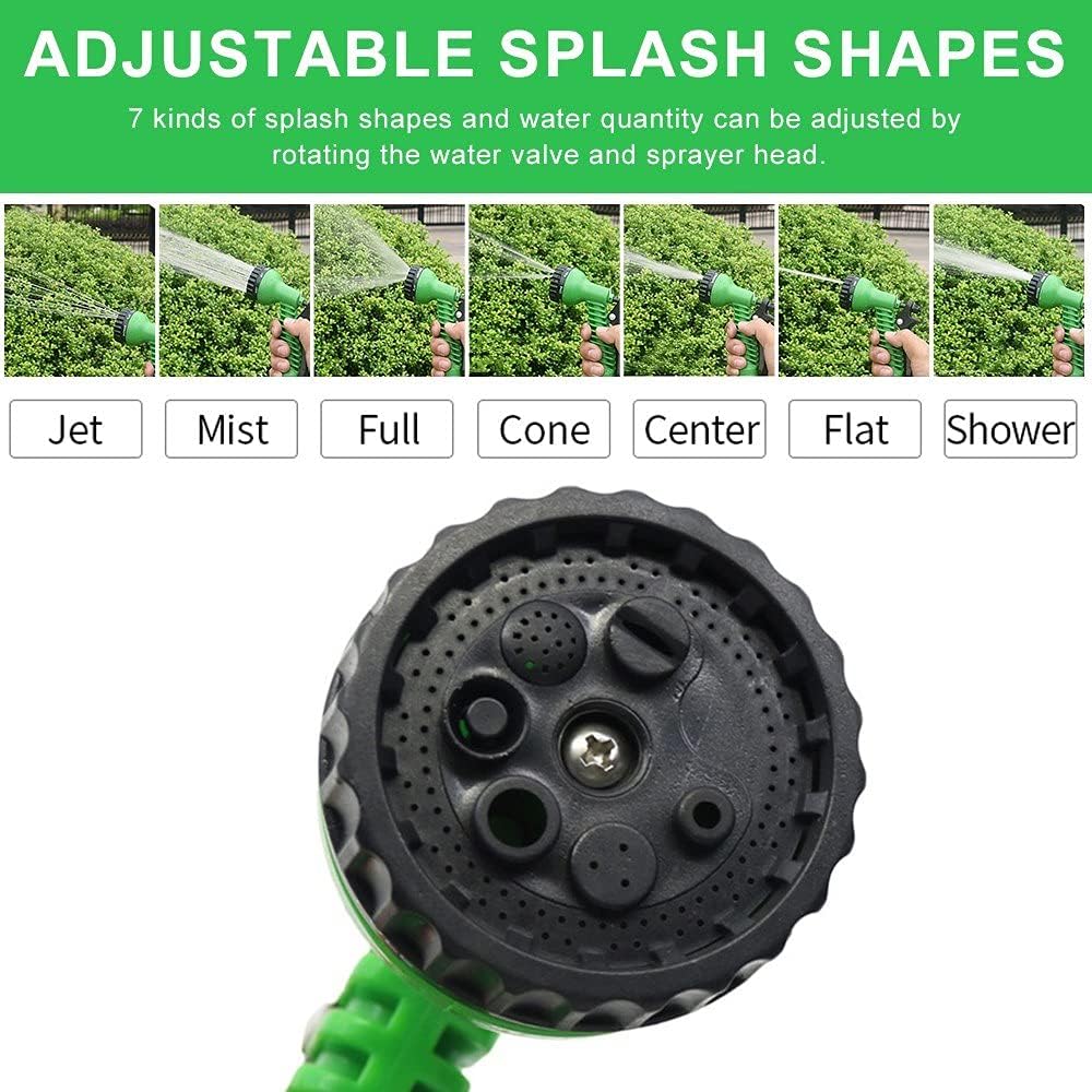 Garden Hose Strongest Latex Rubber Expanding Water Hose 100FT Flexible