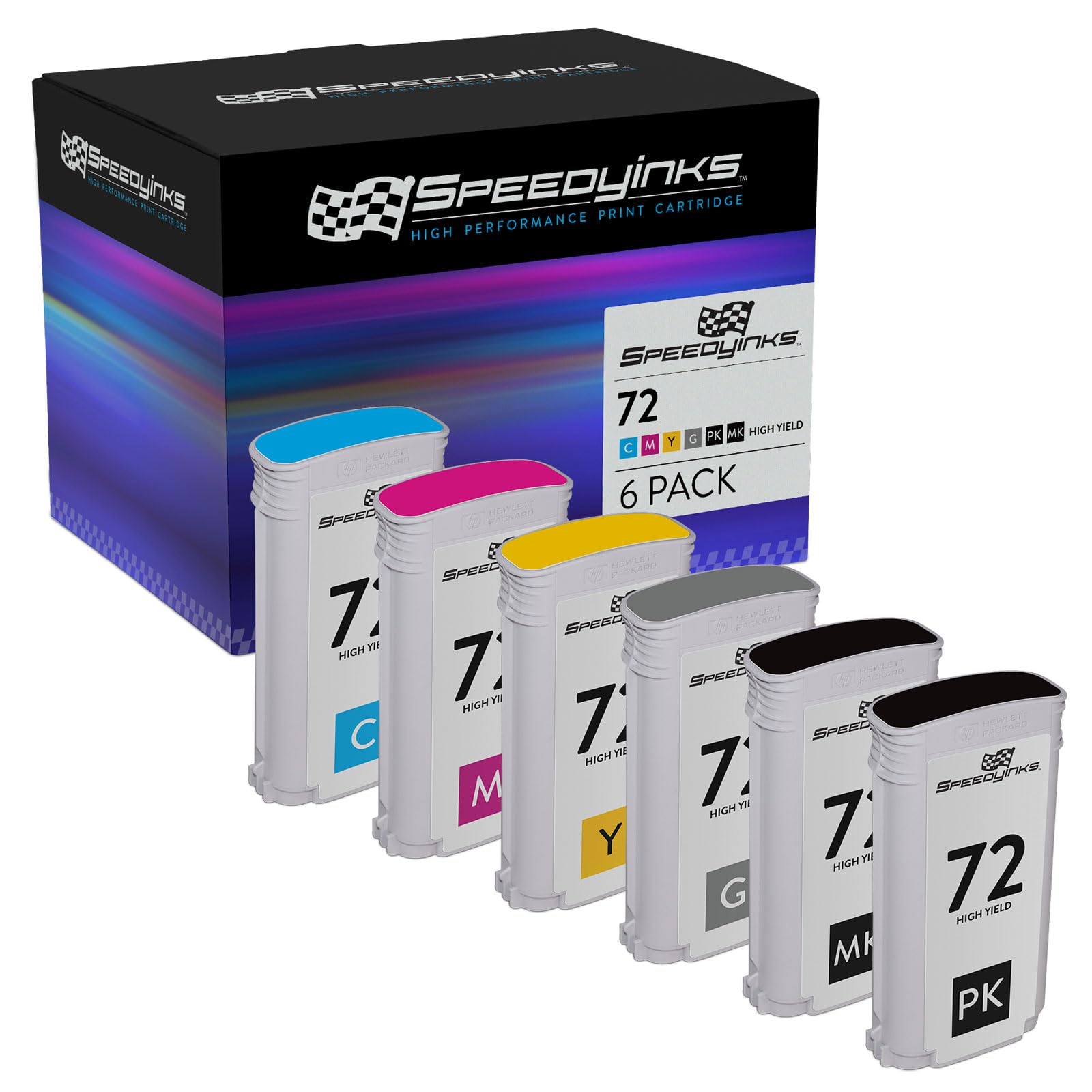 Amazon.co.jp: SPEEDYINKS HP 72 インクカートリッジ 大容量 (フォト