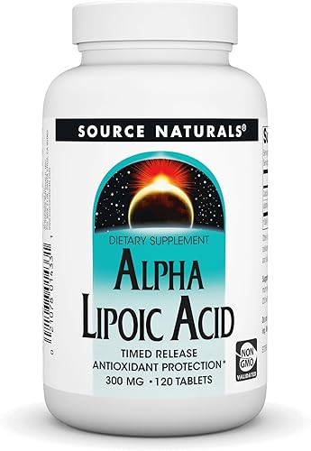 ácido Lipoico Source Naturals Alpha, SN1433, 120, 1, 1