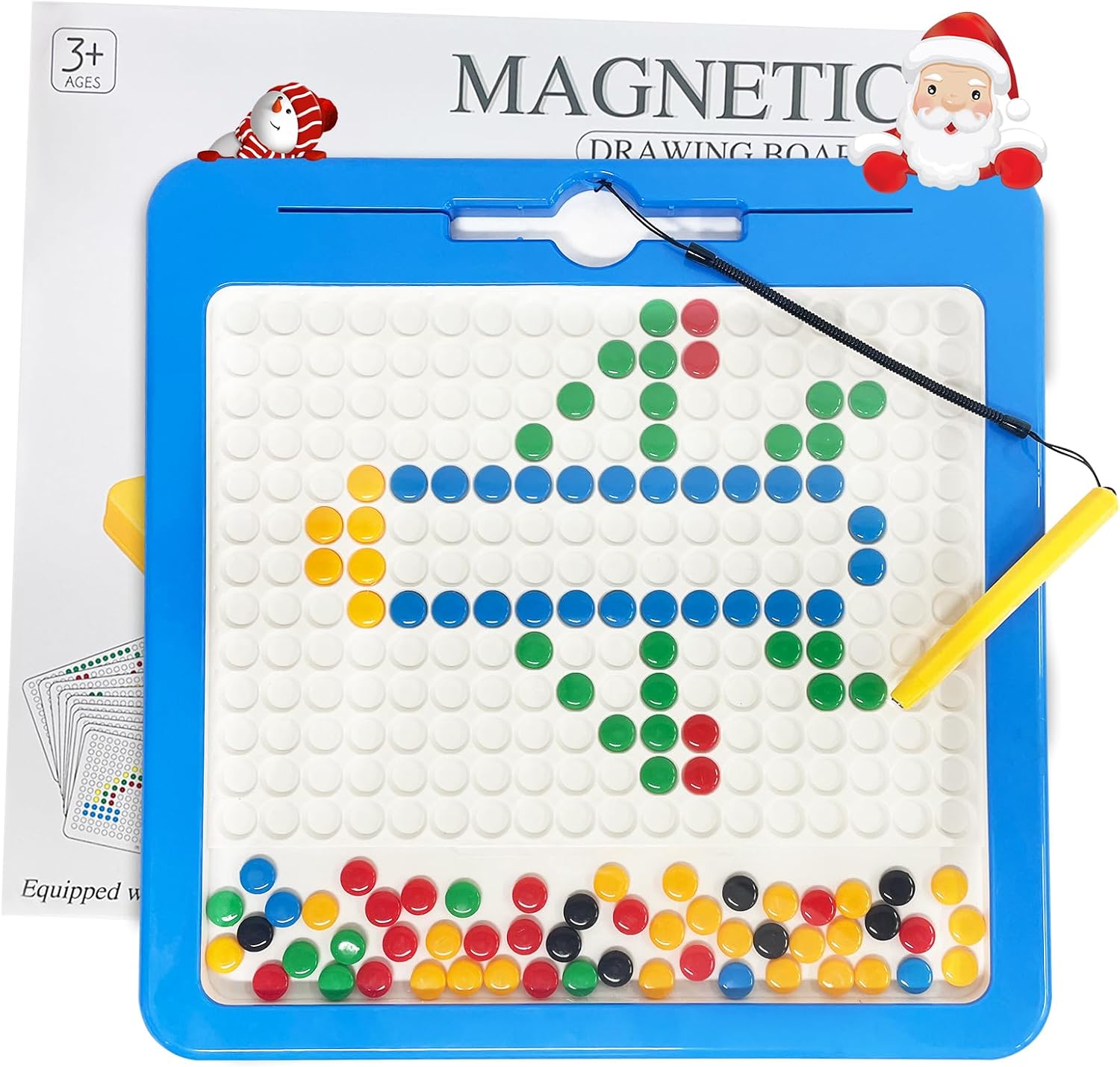 Cokzer Blue Montessori Toys, Large Drawing Board