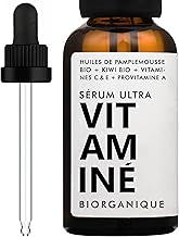 Multi-Action Facial Serum | Vitamin C/E + Pro-Vitamin A | 100% Natural | With Organic Kiwi Oils + Organic Jojoba + Organic Grapefruit + Sugar Cane Squalane | Skin/Radiance/Elasticity | 30 ml