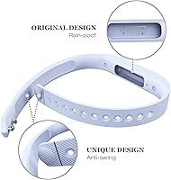Vista 4 de Compatible con correas Flex 2, repuesto para Flex 2, accesorios deportivos, correa de silicona suave con cierre de cierre para reloj Flex 2, correa