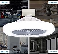 Vista 3 de Ventilador de techo, E27 de 30 W con motor silencioso, fácil de operar para dormitorio, sala de estar, comedor