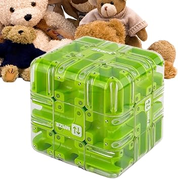 Maze Ball - Interactive 3D Educational Toy - Labyrinth Maze Cube - For Classrooms, Parties, Schools, Travels, Waiting Rooms, Family Reunions, Social Events, Vacation Celebrations |