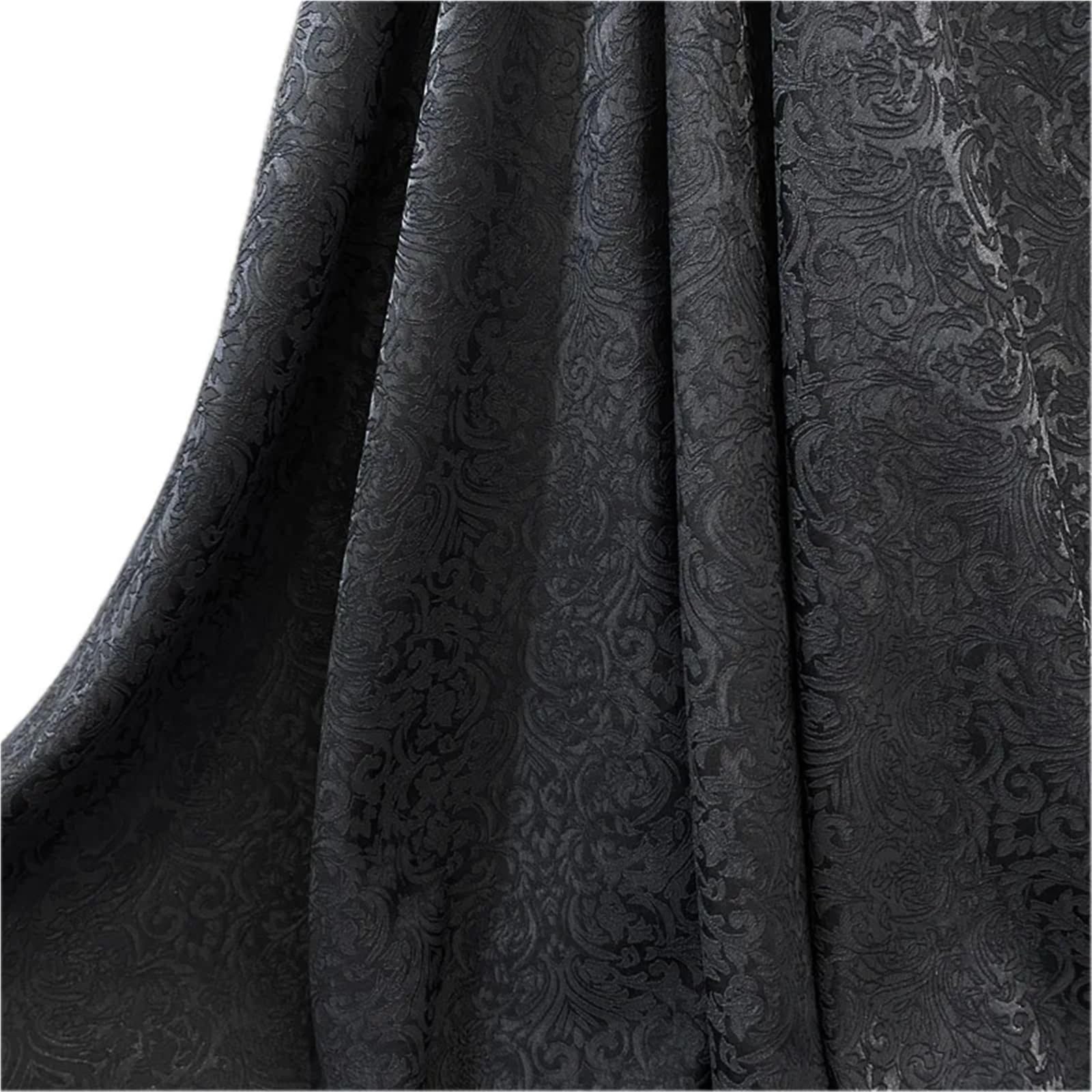 Żakardowa tkanina 3D, teksturowana tkanina brokatowa, do kostiumu, draperia, tkanina do szycia, zamiennik do sukienki lub sukni, tkanina do szycia (150 cm x 10 metrów)