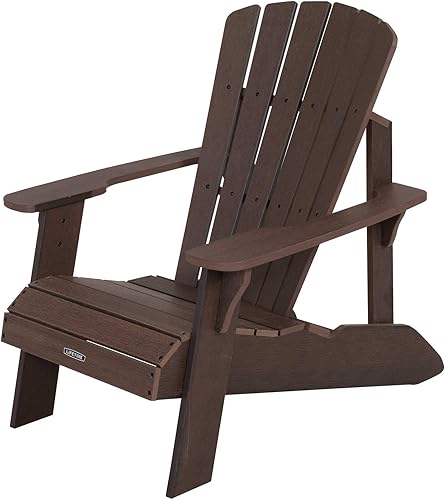 Lifetime Adirondack - Silla de imitación madera