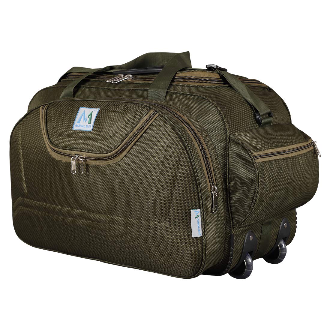 M MEDLER Nylon 35 cm Travel Duffle (EPOCH01GRE_Green)