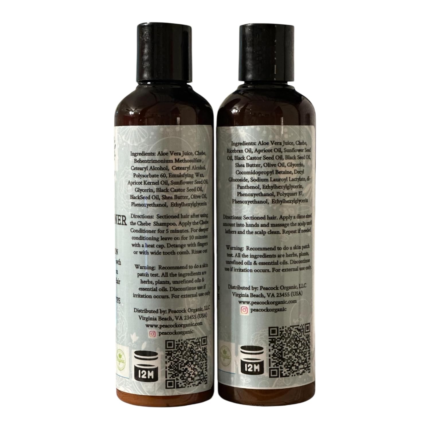 Retention Hair Shampoo & Conditioner Set | Moisturizing, Nourishing, Hydrating Hair Care | 8Oz (Shampoo/Conditioner)