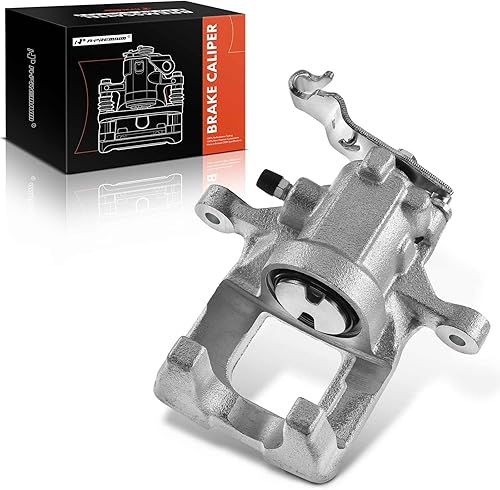 A-Premium Conjunto de pinza de freno de disco sin soporte compatible con modelos selectos de Audi y Volkswagen - A3, A3 Quattro, Beetle, Eos, Golf,