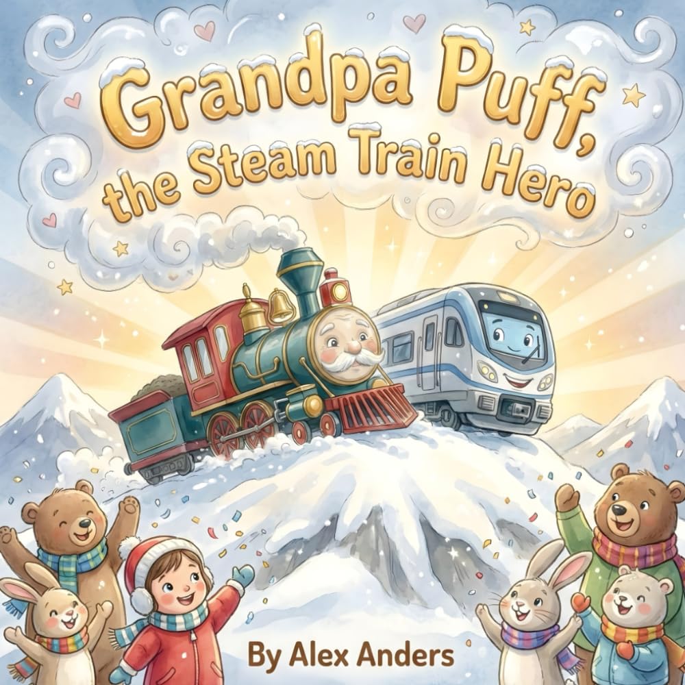 Chugga-Choo! Here Comes Grandpa Puff: A Cozy Train Tale for Snowy Days
