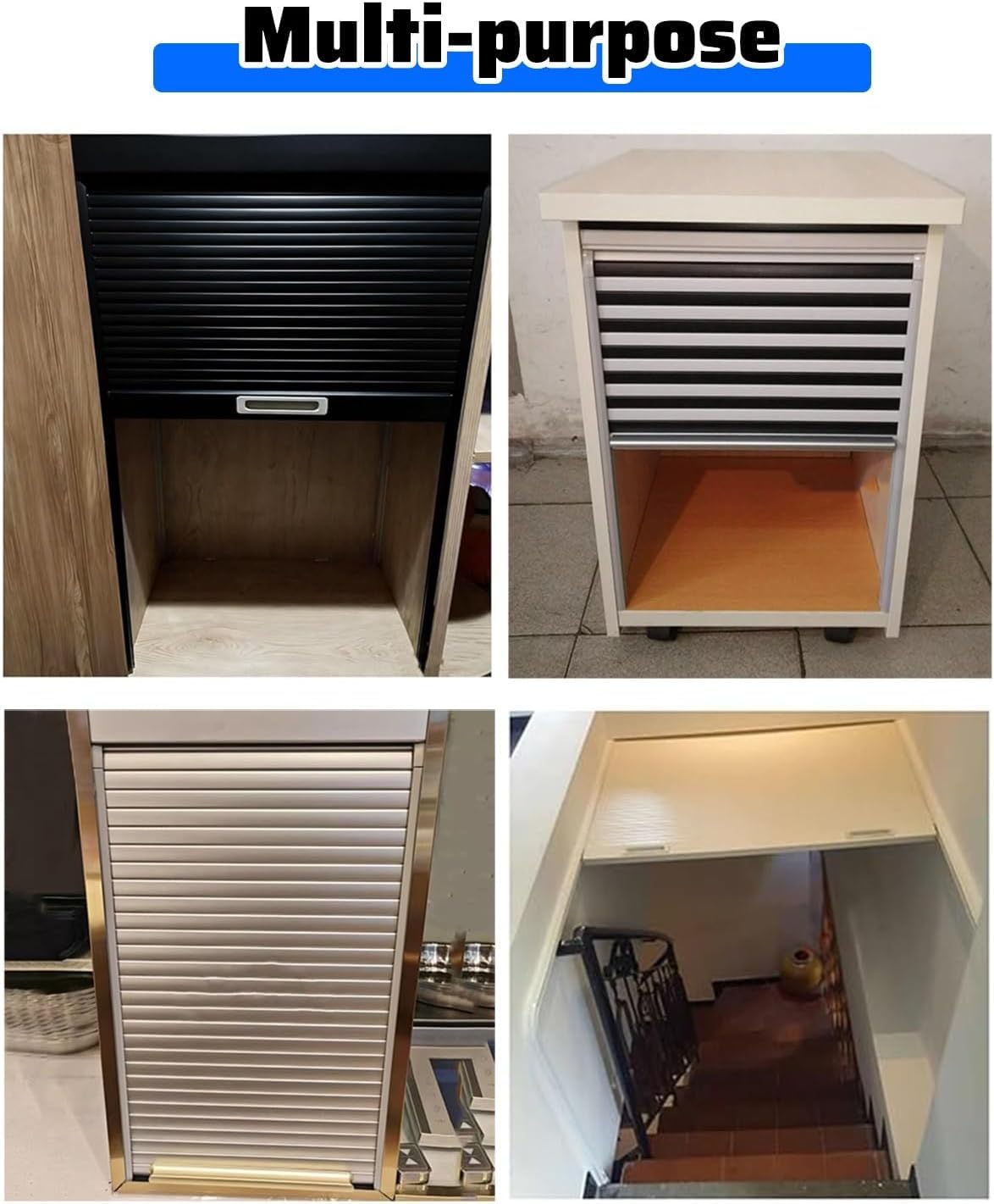 Ante a fisarmonica Porta a fisarmonica, ante flessibili dell'armadio a scomparsa decorative, porta a serrandina for armadio in plastica, credenza for camper(40x80cm/16x31in)