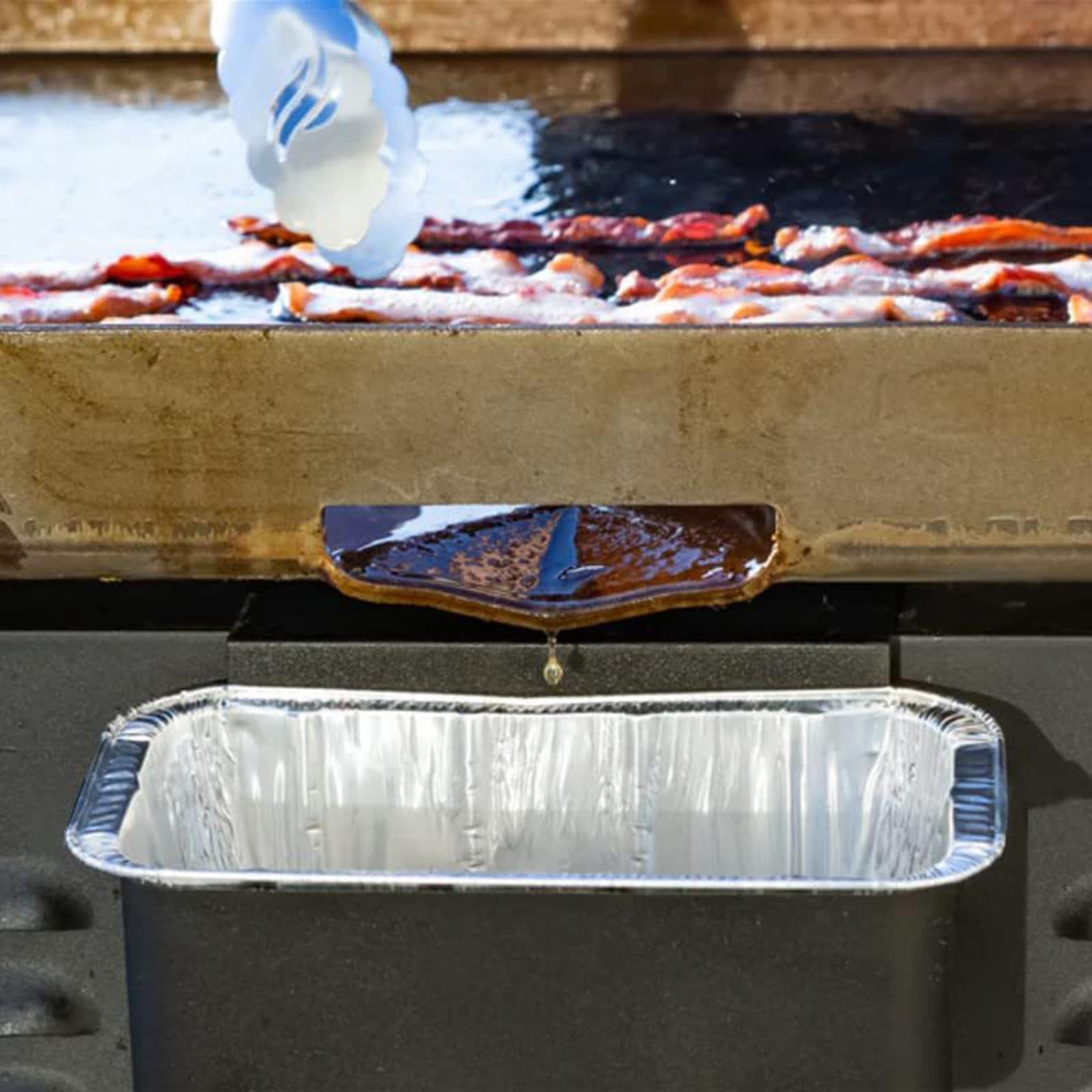 Schmierbecher Für Blackstone - Austausch Der Grillfettschale - Grill-Fettbecherhalter Hinten Für Blackstone-Grillplatten, Ersatzteil, Flachgrill-Tropffänger-Pfannenzubehör