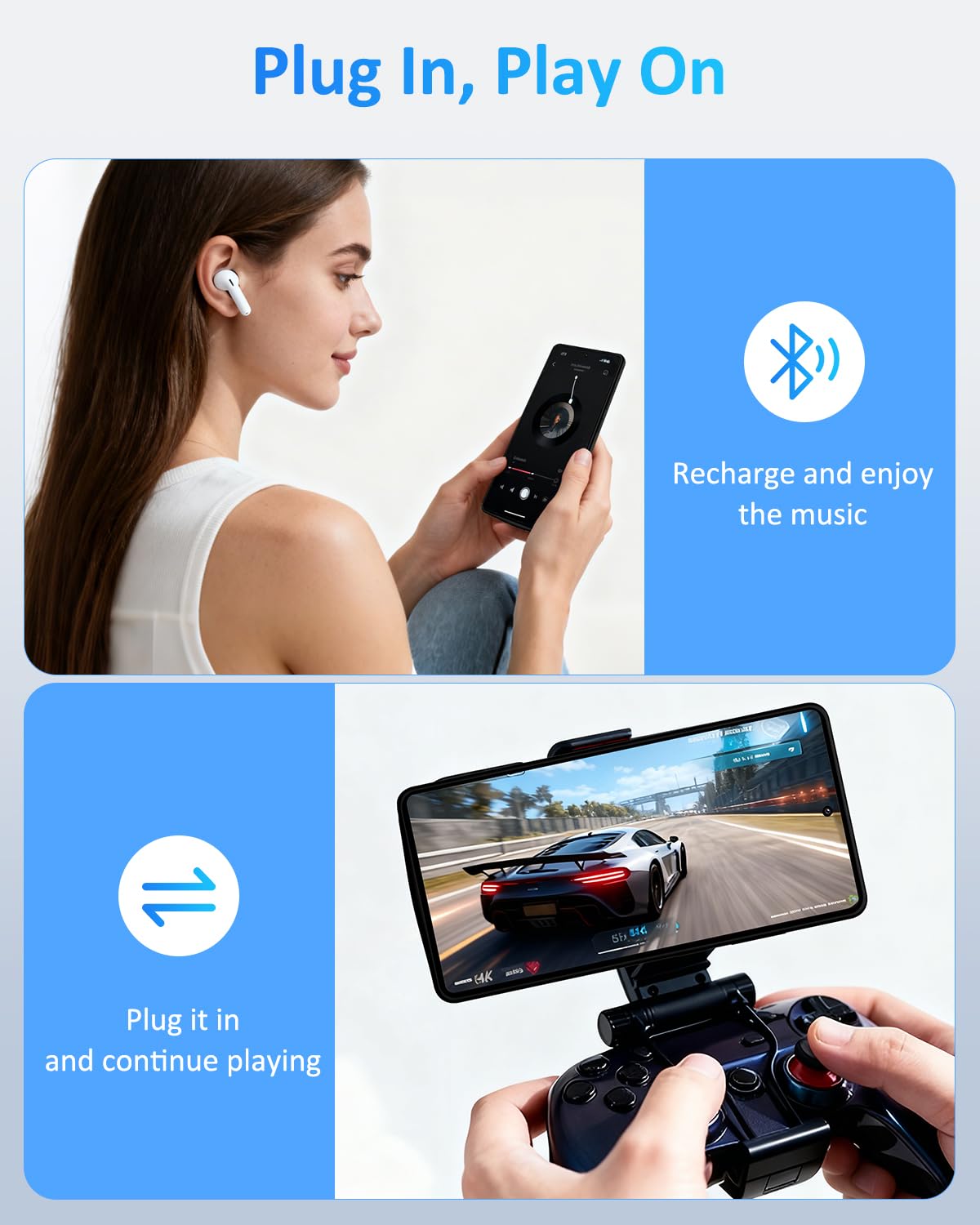 Akkuhülle für Samsung Galaxy S25 Ultra (15000mAh),Tragbares GAN-Tech Ladegerät Wiederaufladbare Schutzhülle Akku Hülle Externe Handyhülle Batterie Power Bank für Galaxy S25 Ultra(6,9‘’)