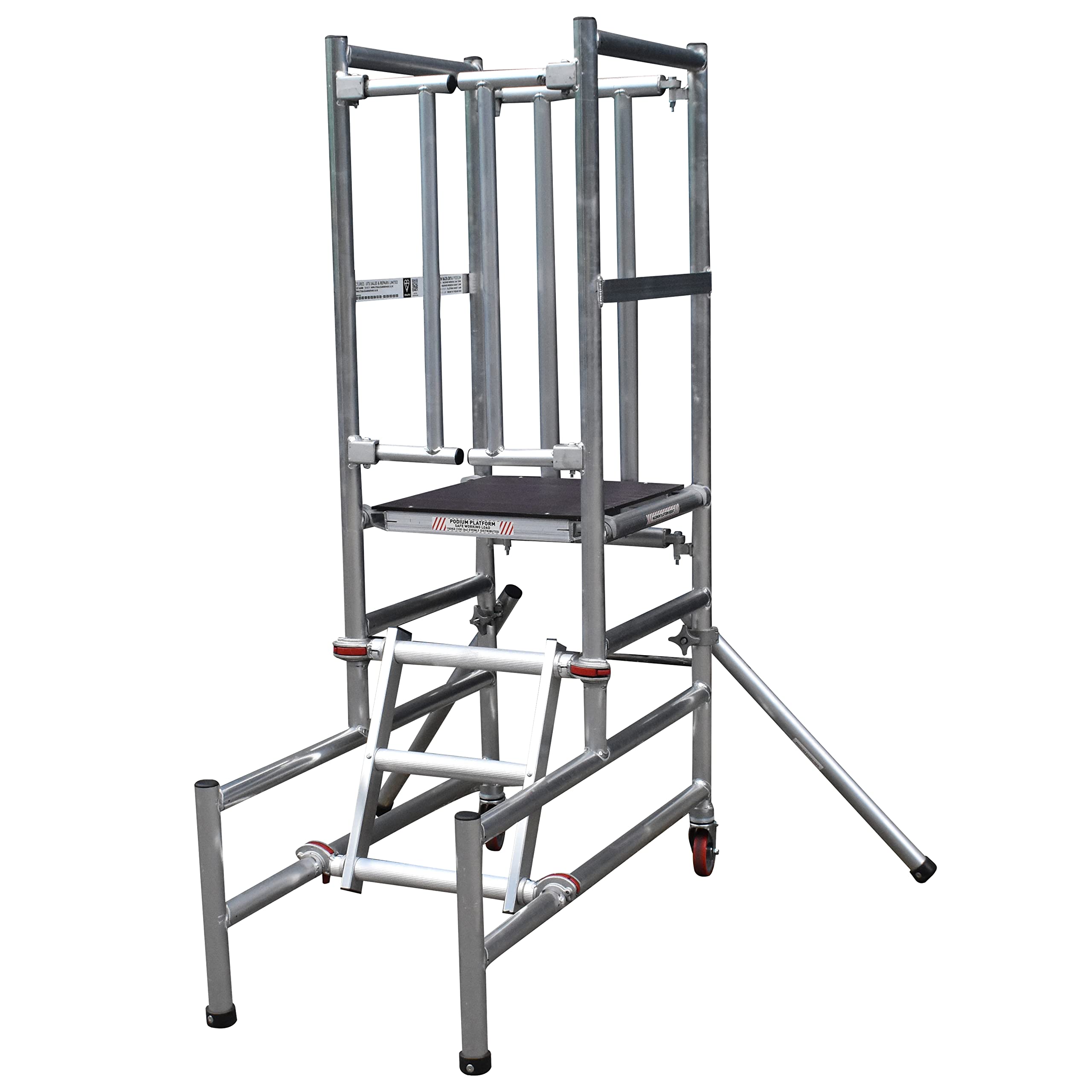 Bps Access Solutions Silver Bs8620 Industrial Podium Step/Steps (1.00M Platform Height)