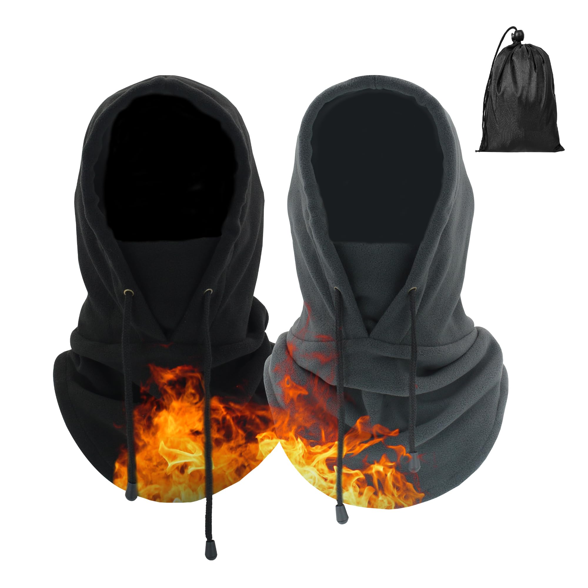 Face Masks Balaclavas Thermal Windproof Ski Mask Cold Weather Elastic for Cycling Climbing Working Construction
