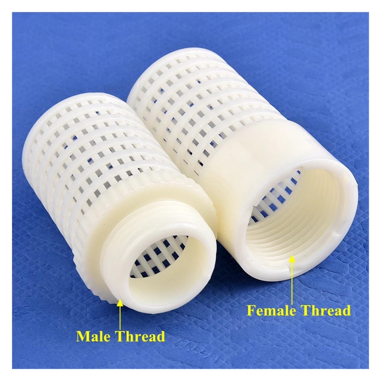1/5/20 Pcs 1/2 ''~ 1'' Filo di Plastica ABS In Acciaio Inox Schermo del Filtro Acquario Serbatoio di Pesce Pompa Dell'acqua Proteggere Tubo filtro(Red,20Pcs)
