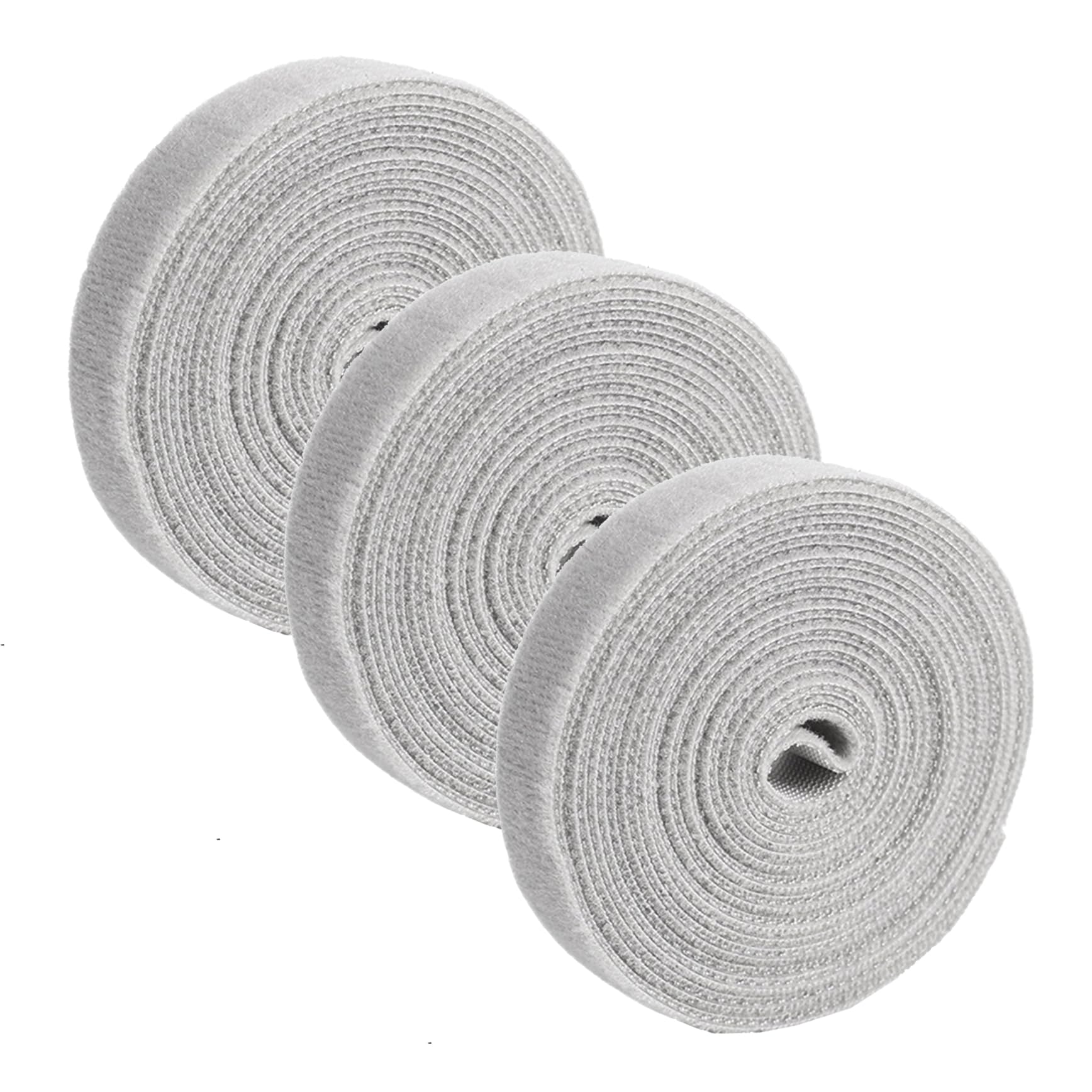 ARURA (LABEL) Adjustable Cable Ties Reusable Cable Organizer Cord Management Wire Ties Straps Cord Wrap (White, 3)-image-16