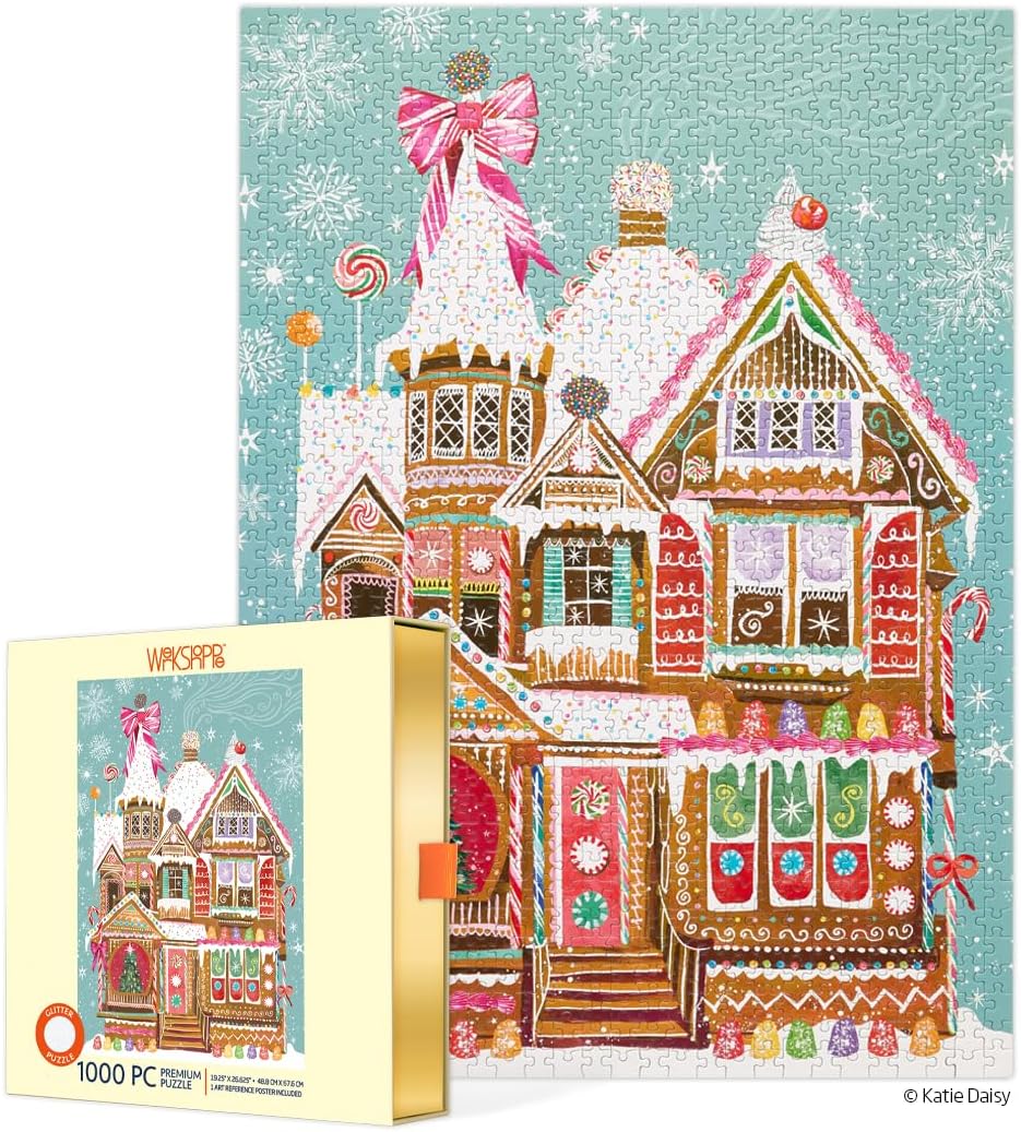 Gingerbread House 1000 Piece Christmas Puzzle