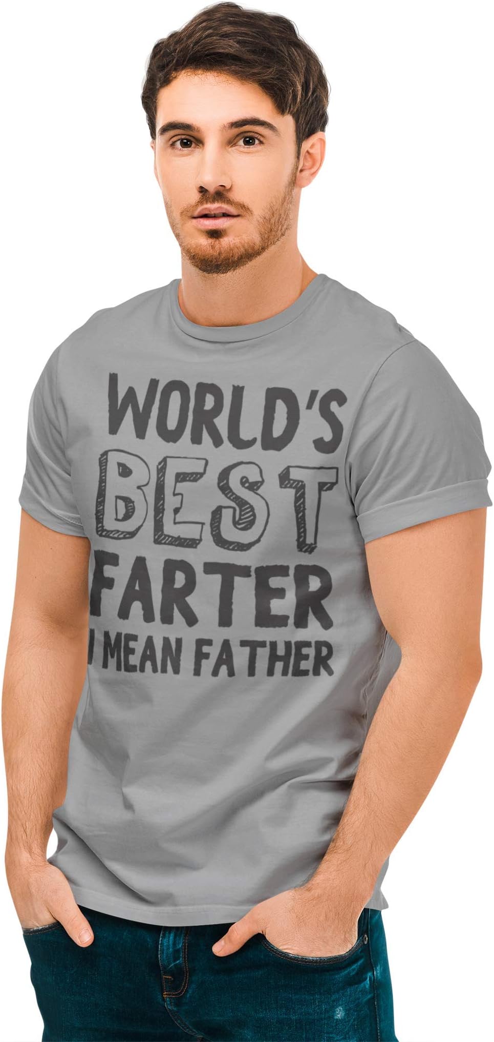 World's Best Farter I Mean Father - Fathers Day T-Shirt