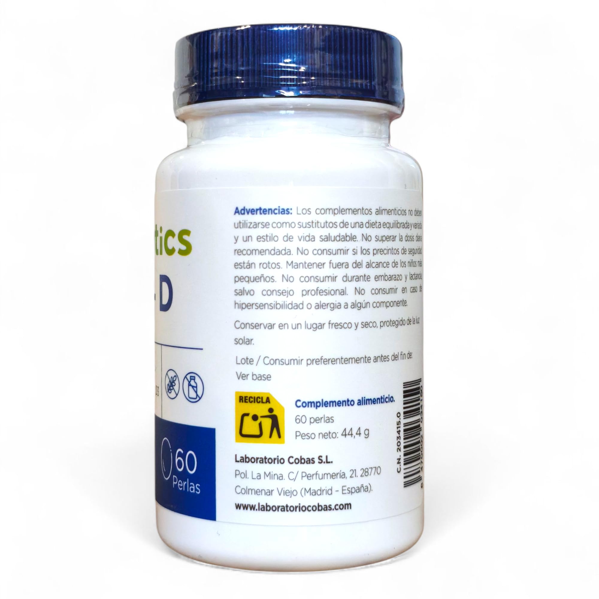 Eubiotics Buty-D 60 Cápsulas - Suplemento de Ácido Butírico Butirato y Vitamina D3 - Sin Gluten y Sin Lactosa - Para la Homeostasis Intestinal