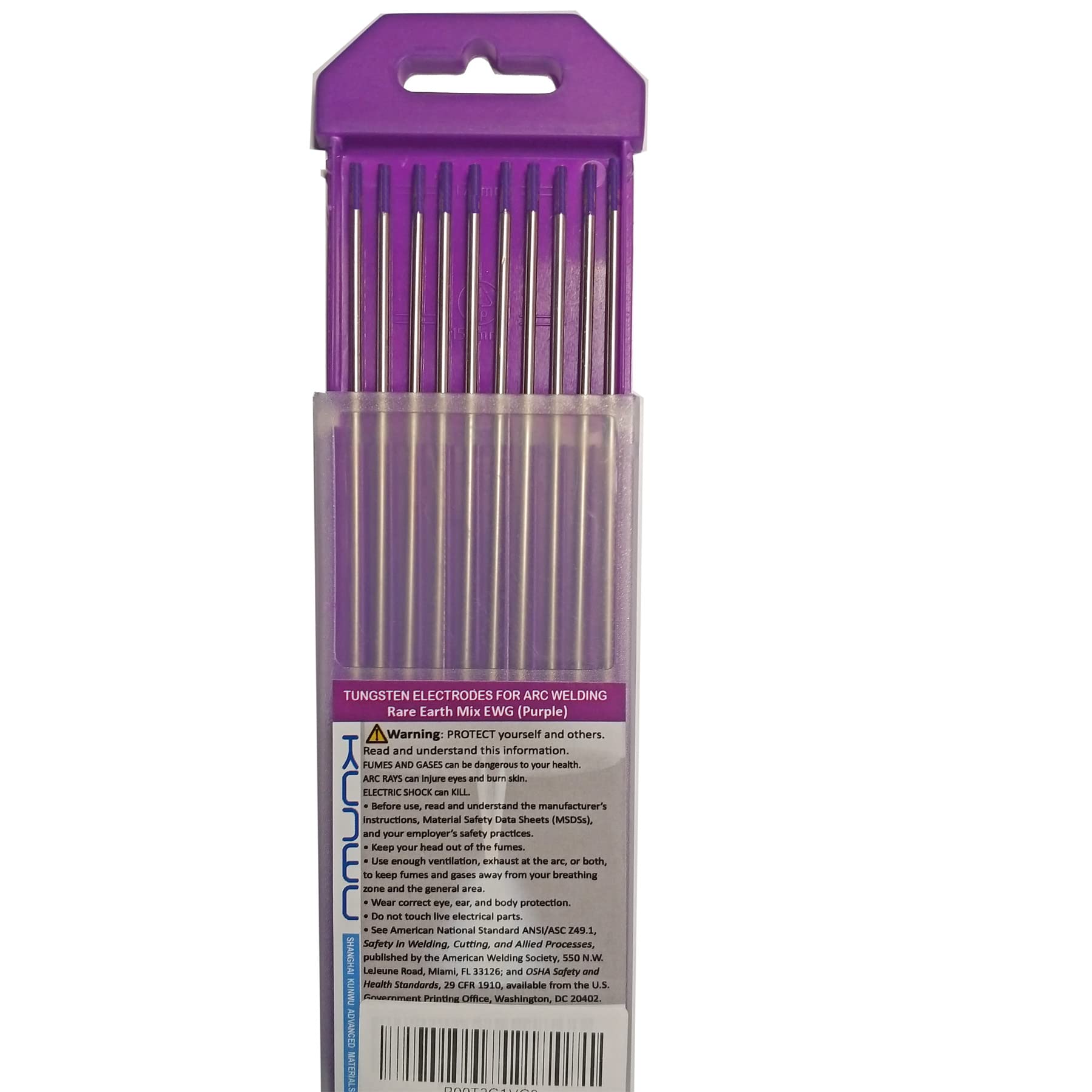 KUNWU Purple, EWG, Mixed tri-oxides 3/32