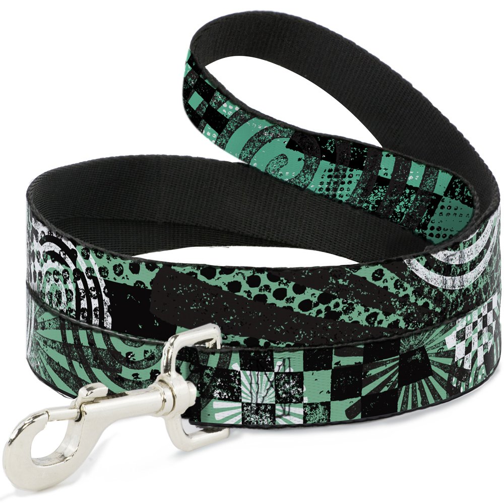 Correa para Mascotas con Hebilla Baja, Color Verde, 1,5" de Ancho