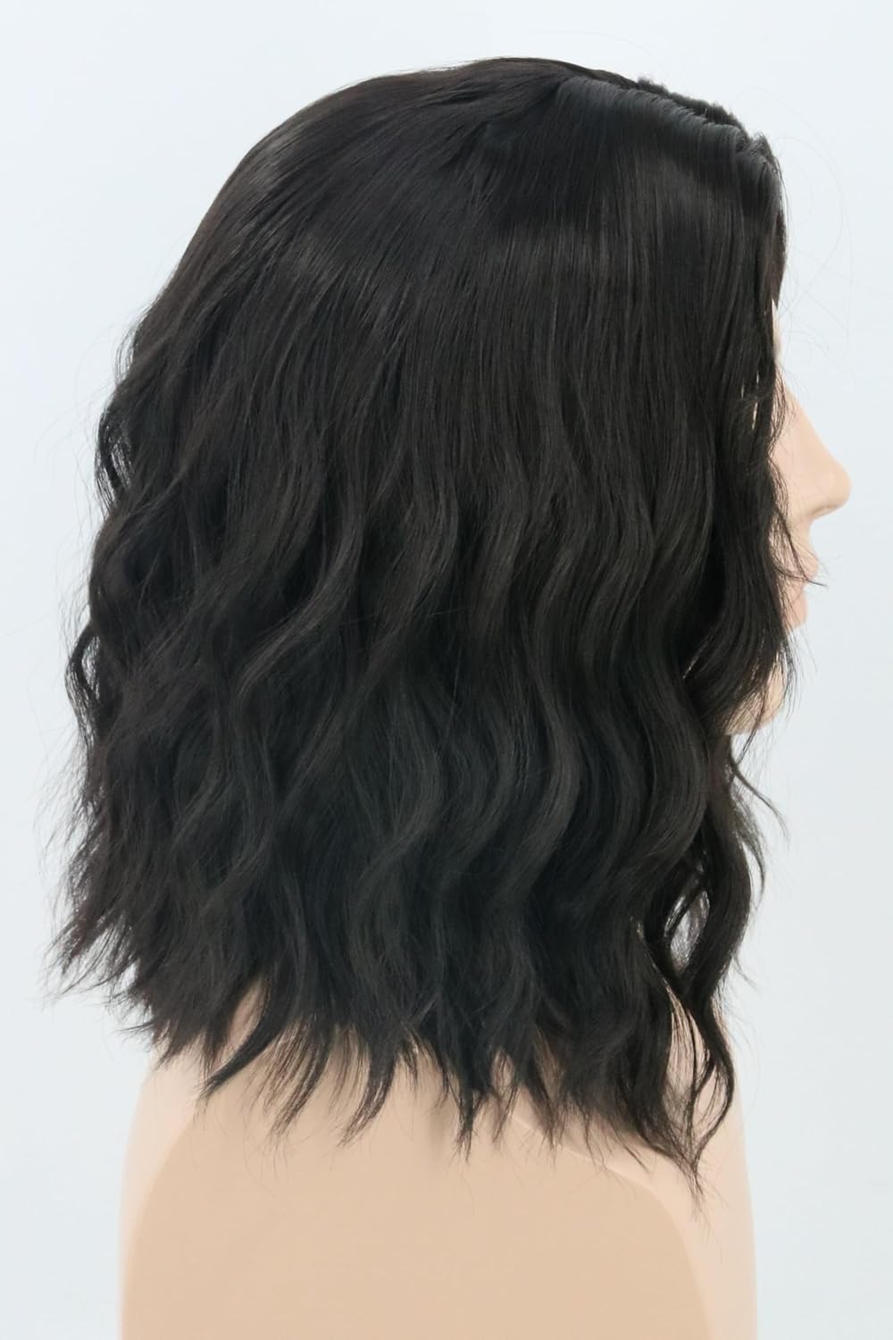 Men Wigs Black Short Curly Funny Wigs for Men Halloween Costume Party Wig - Image 5