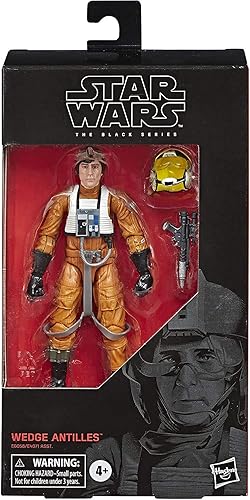Miniatura 1 de STAR WARS The Black Series Wedge Antilles Toy 6" Scale The Empire Strikes Back Figura de acción coleccionable, niños a partir de 4 años