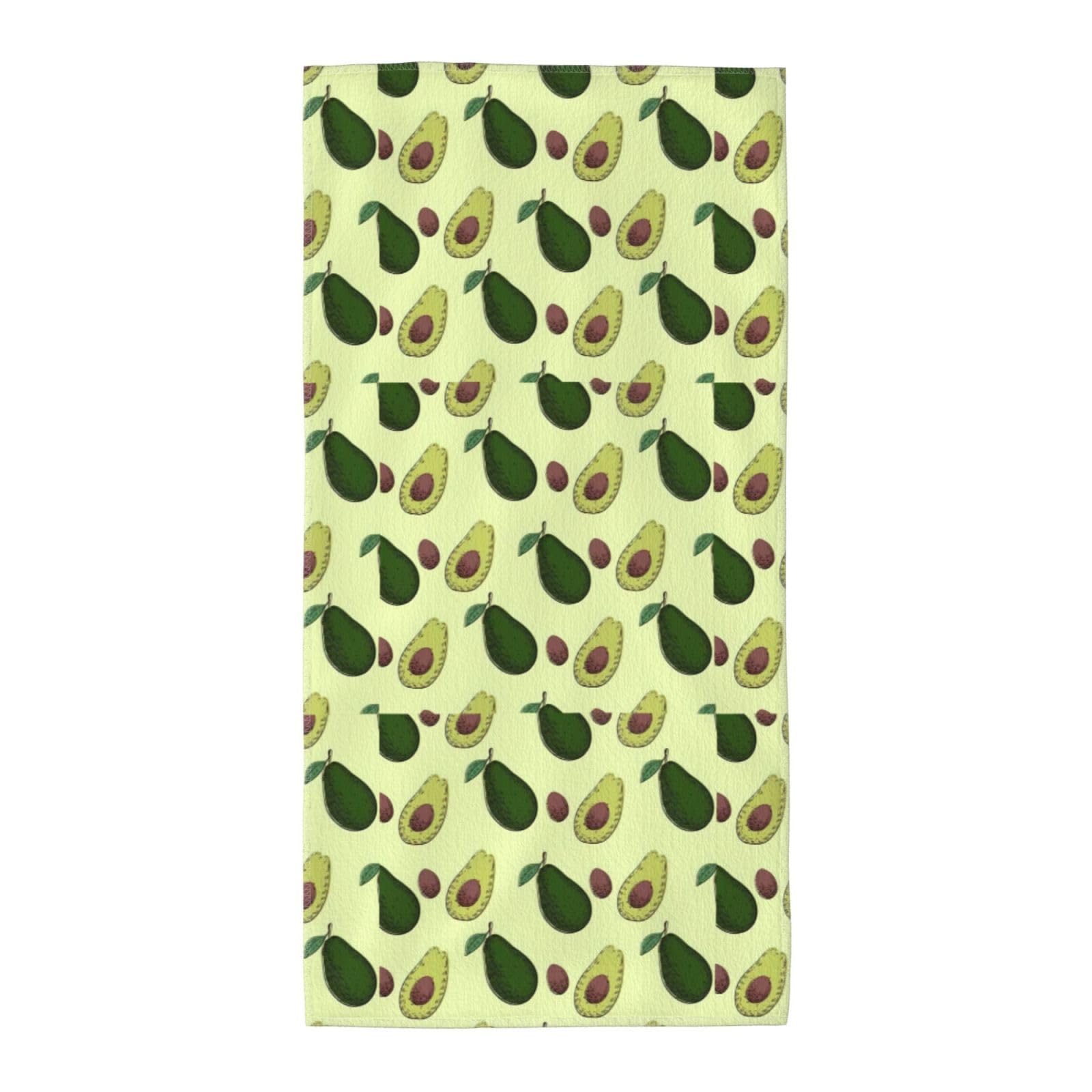 SDEGTHO Avocado Fruit Fashion Printed Bath Towel High Water Absorption For Hiking Trip