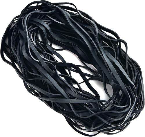 Coopay Juego de 60 bandas de goma grandes para basura, bandas elásticas para suministros de oficina, papelera, carpetas de archivos, caja de arena