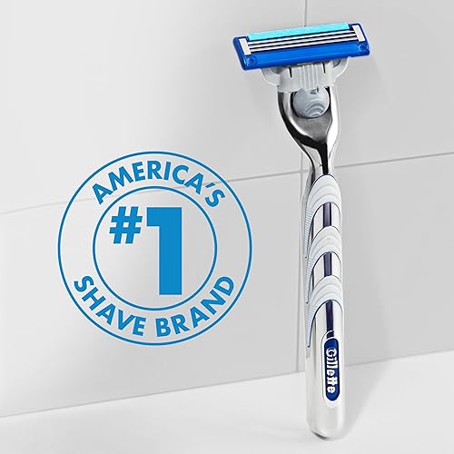 Miniatura 9 de Gillette Maquinilla de afeitar Mach3 Turbo para hombres, 17 repuestos de cuchillas
