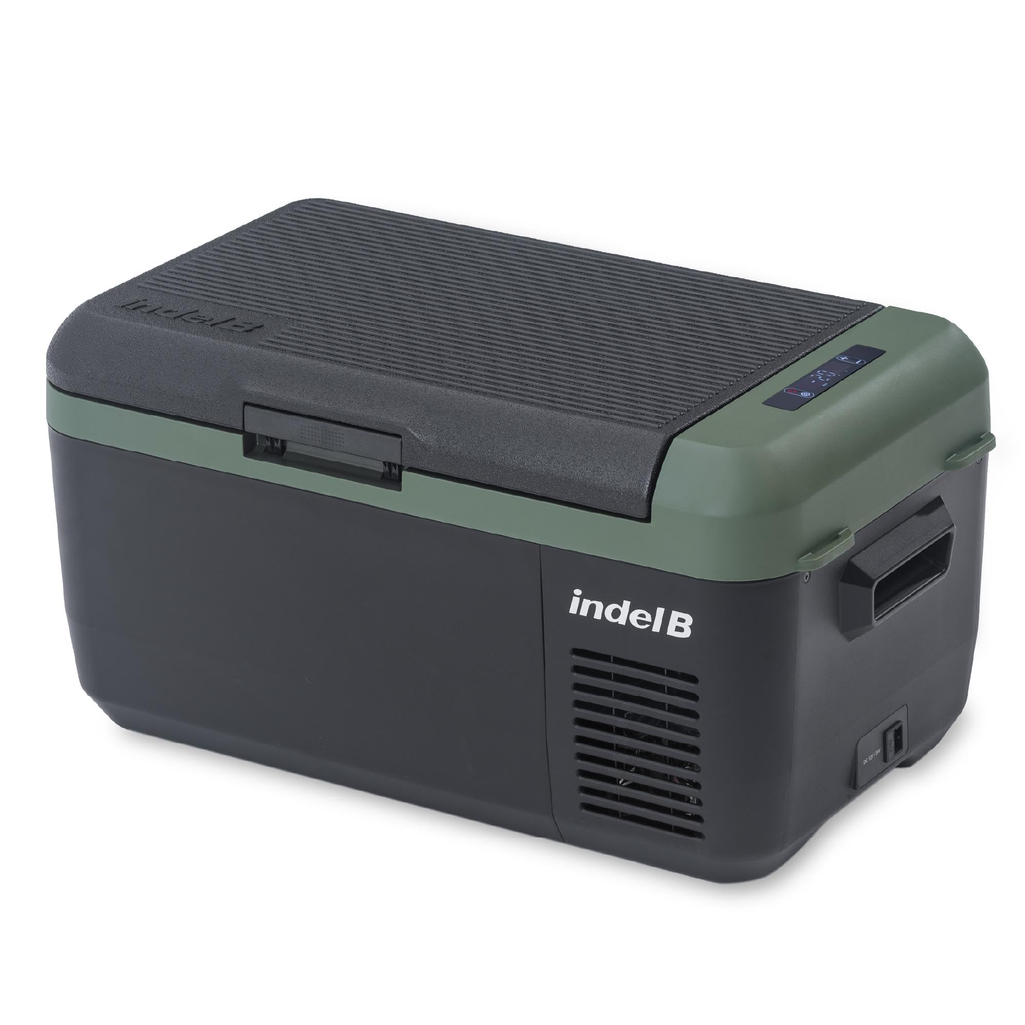 Indel B ITB32 Réfrigérateur Congélateur Portable à Compresseur, Capacité 32 Litres, pour Voiture, Camping-Car, Camion, 12/24V DC avec Prise Allume-Cigare