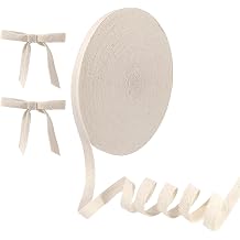 3/8" Natural White Cotton Twill Tape 40yd for Sewing Crafts